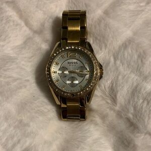 Fossil Two-Tone Gold and Silver Watch